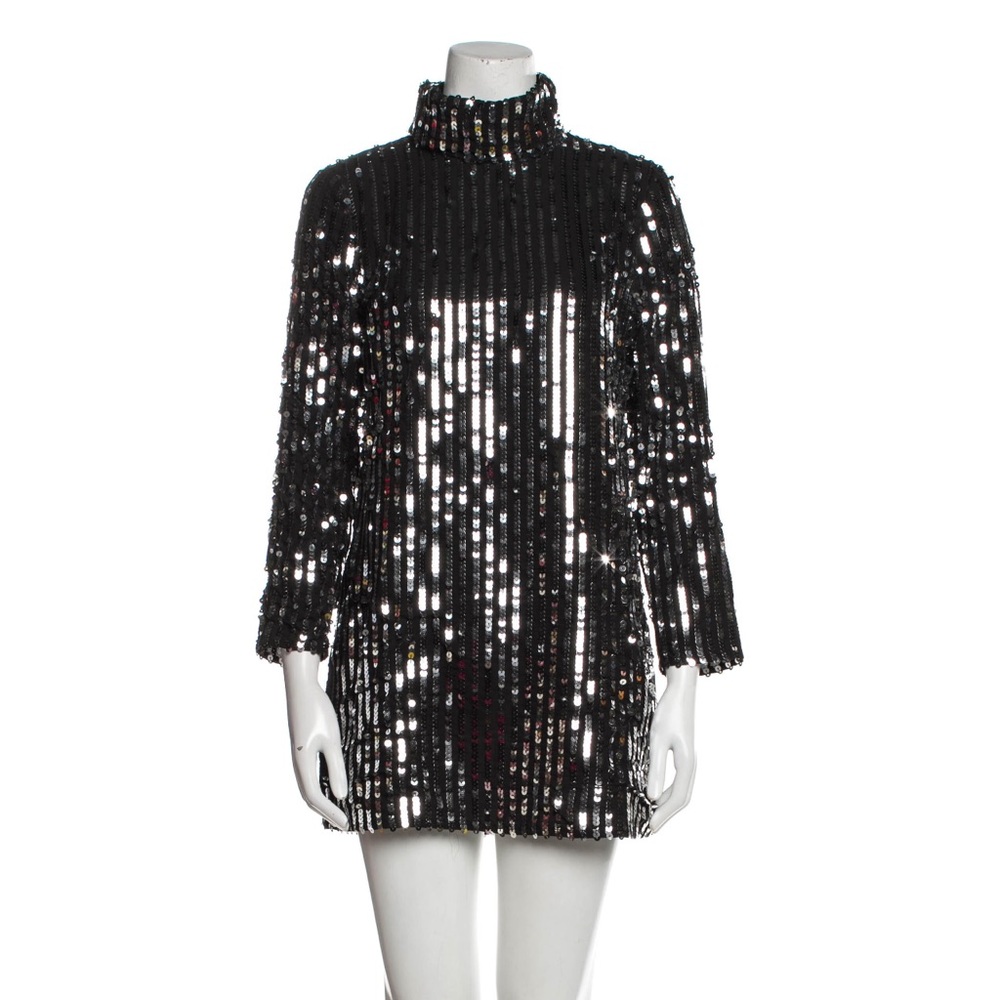 NWT RIXO Bardot Sequin Mini Dress Size Small - Picture 4 of 9